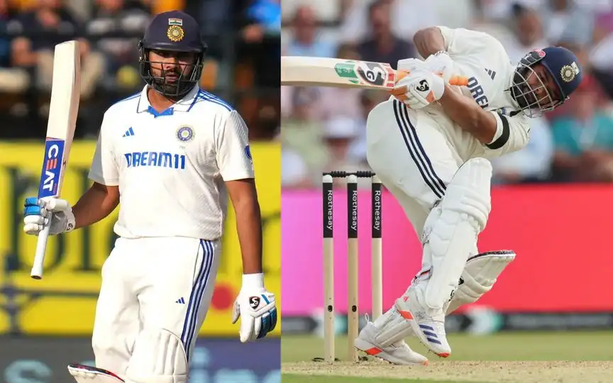 Rohit Sharma and Rishabh Pant (Source:AP)
