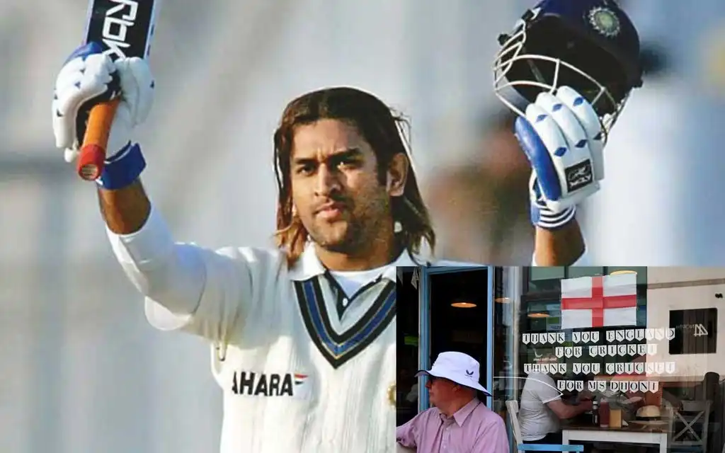 MS Dhoni gets love from fans in England [Source: @mufaddal_vohra, @MSD07VK18/X.com]