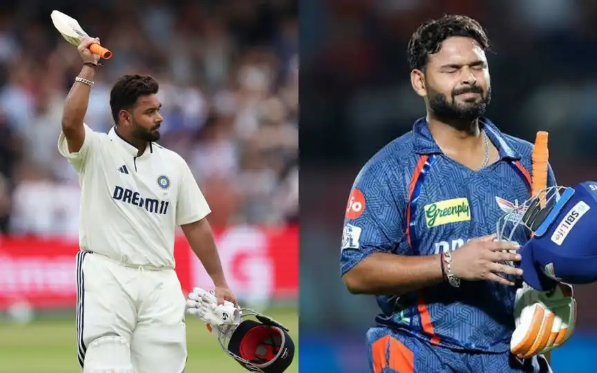 Rishabh Pant in Headingley Test and in IPL 2025 [Source: AP Photos | @garrywalia_/x.com]