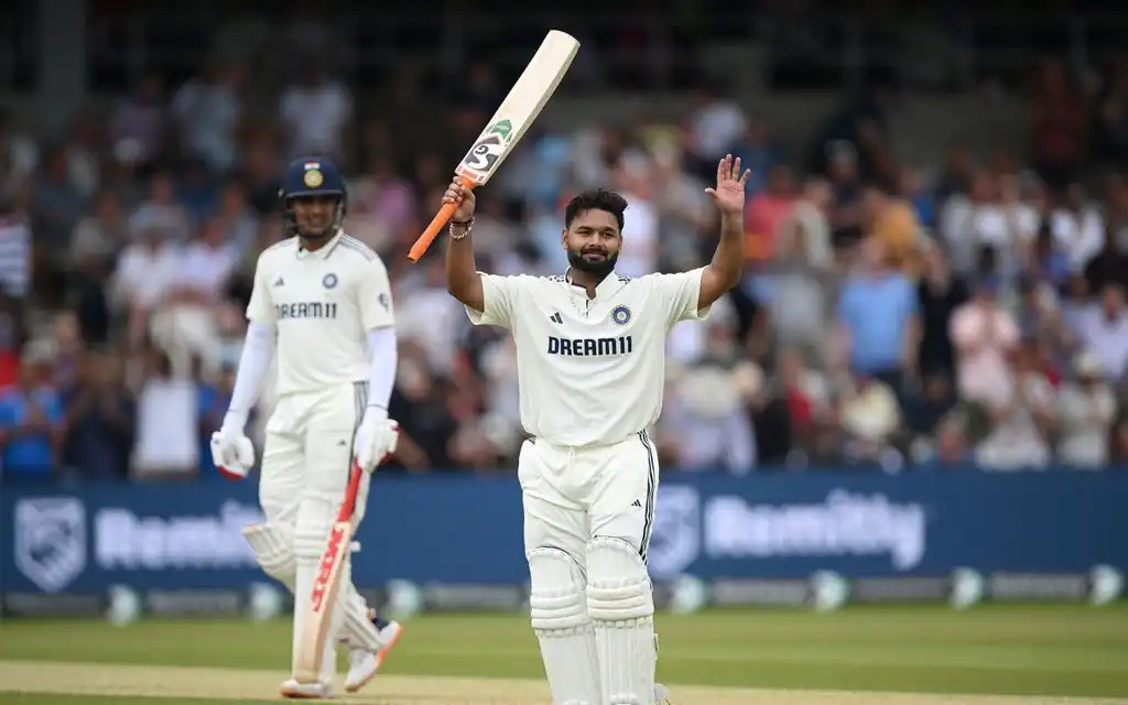 Rishabh Pant scored a stunning hundred [Source: @ICC/x.com]