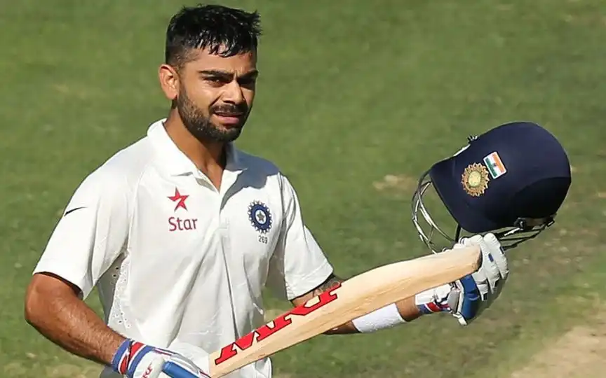 Virat Kohli in Adelaide in 2014 [Source: @ViratCrazyDK/x.com]
