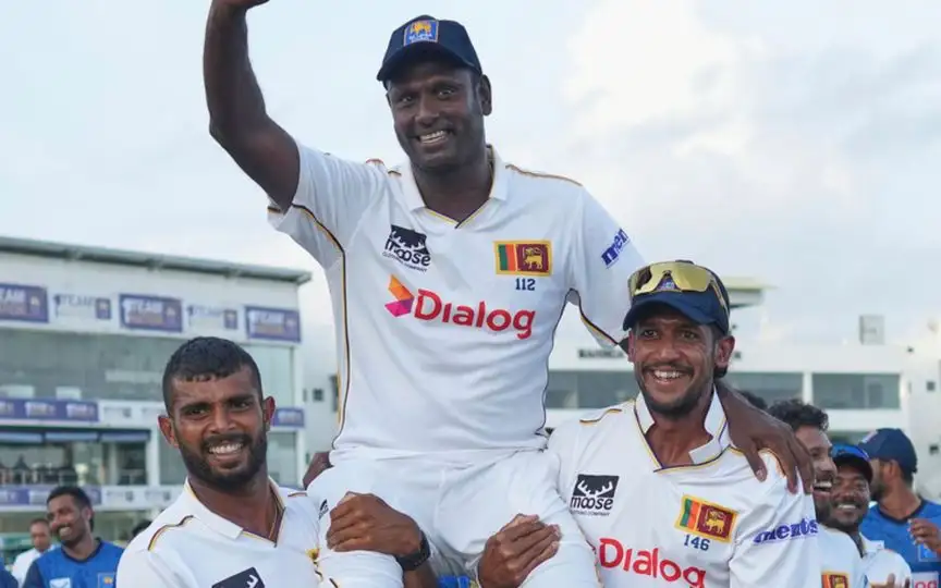 Angelo Mathews last match in Test cricket (Source:@ICC,x.com)