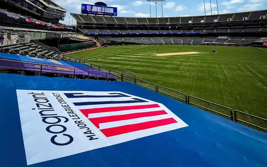 Oakland Coliseum in California, USA [Source: @MLCricket/x.com]