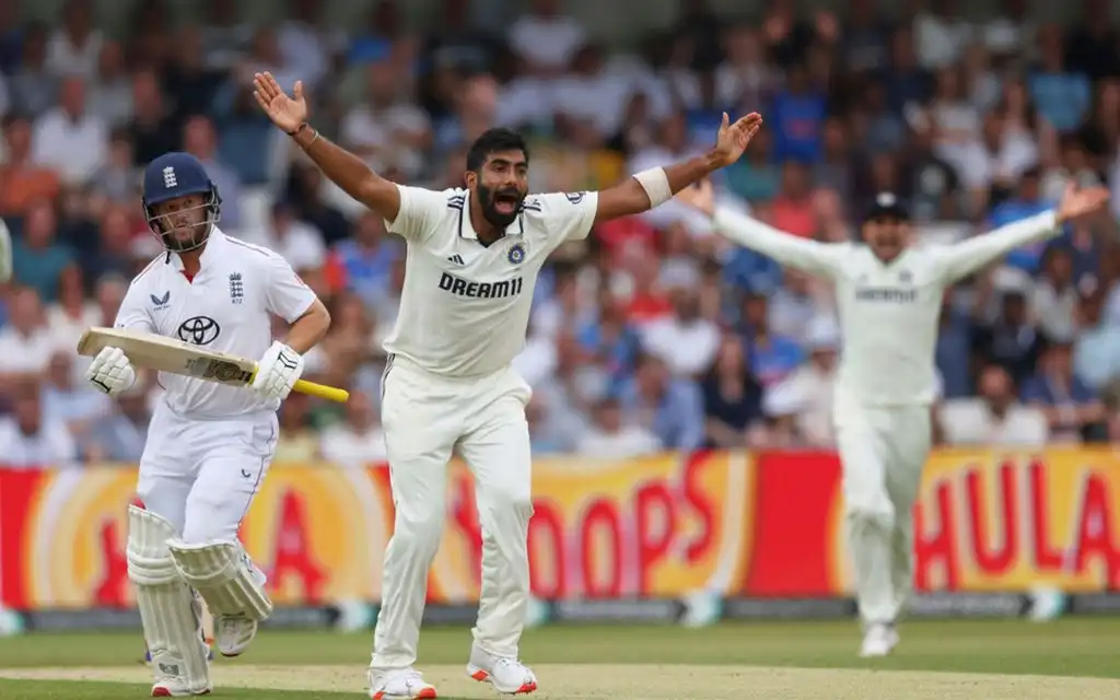 Jasprit Bumrah in the ongoing Headingley Test [Source: AP Photos]