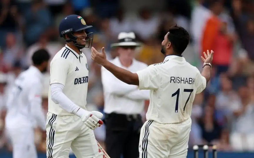 Shubman Gill and Rishabh Pant. [Source - BCCI/x.com]