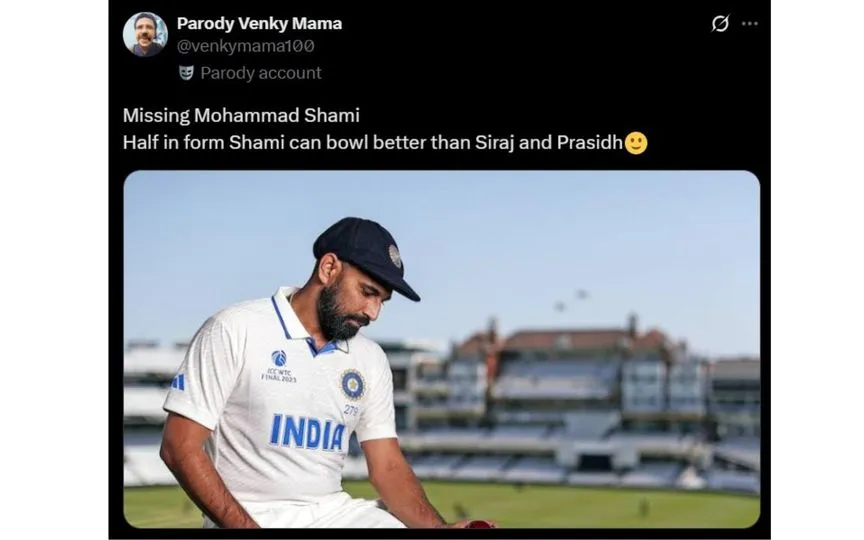 Screengrab from an X user