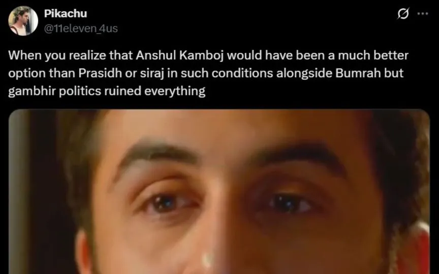 Screengrab from an X user