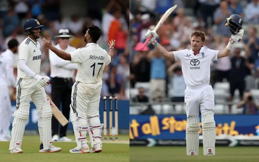 India vs England 1st Test Day 2 Highlights [Source: @BCCI, @surreycricket/x.com]