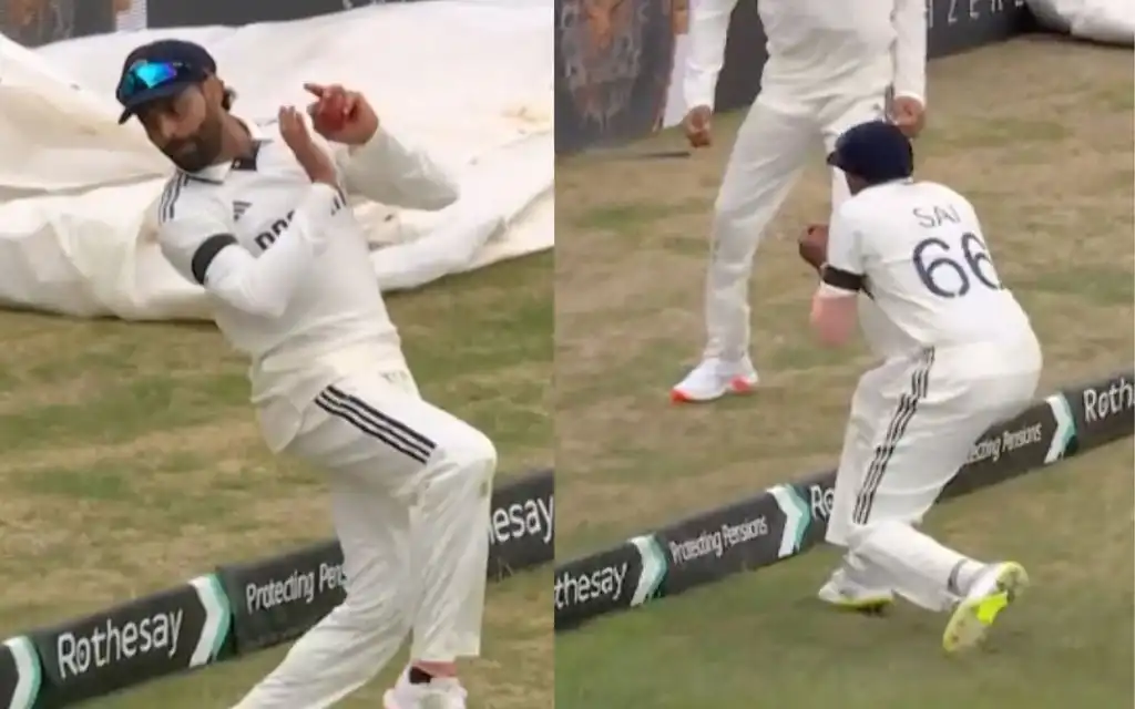 Ravindra Jadeja and Sai Sudharsan (Source:OneCricketApp/X.com)