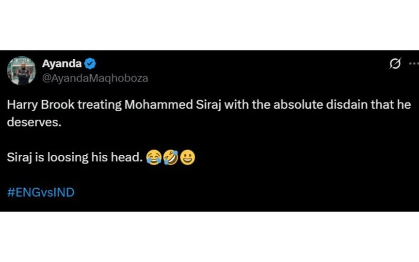 Screengrab from an X user