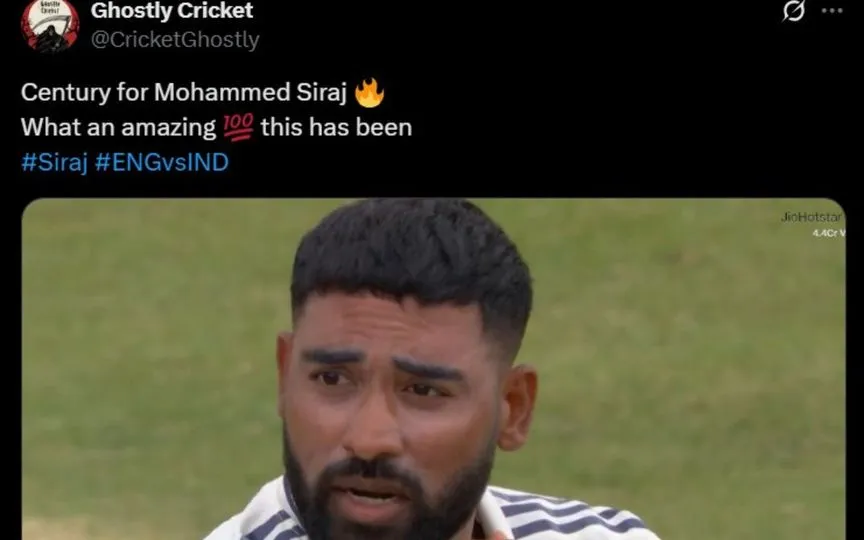 Screengrab from an X user