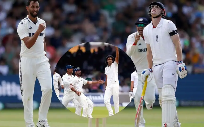 Prasidh Krishna against England (Source: AP Photos)