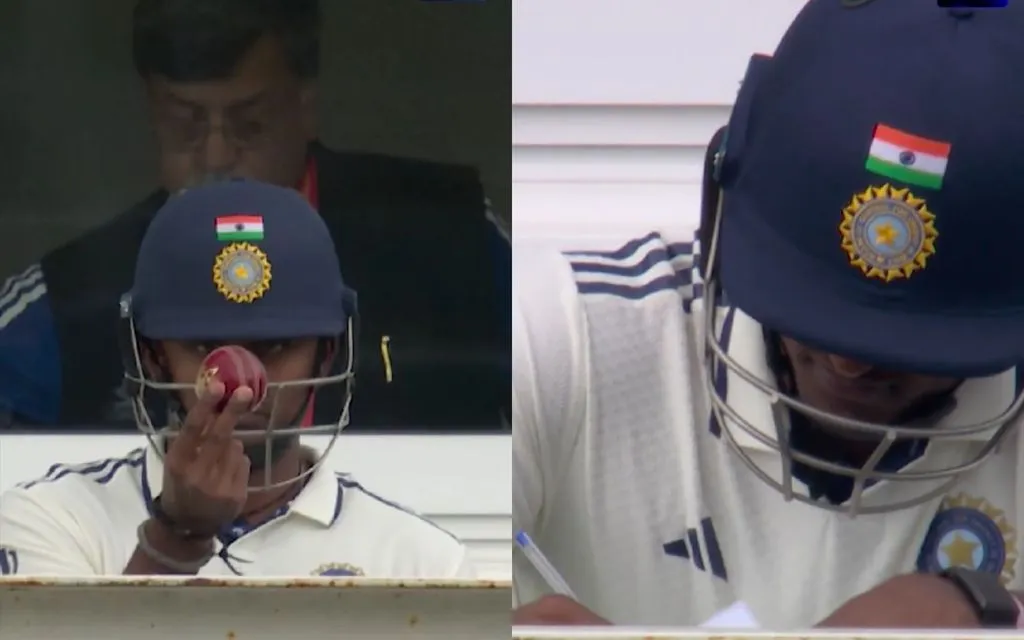 Sai Sudharsan Focuses Ahead Of The Second Innings (Source: @SonySportsNetwk/x.com)