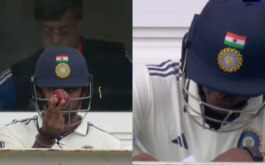 Sai Sudharsan Focuses Ahead Of The Second Innings (Source: @SonySportsNetwk/x.com)