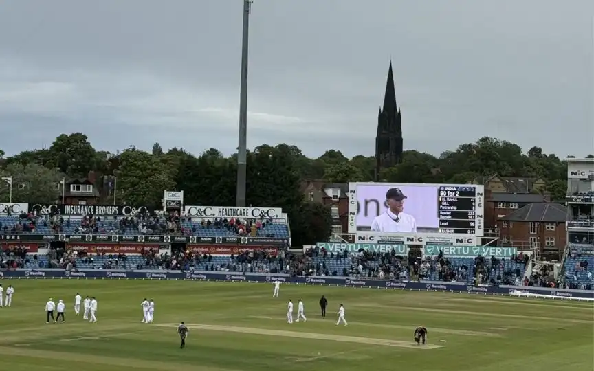 Rain Stops Play - (Source :  @Johns/X.com)