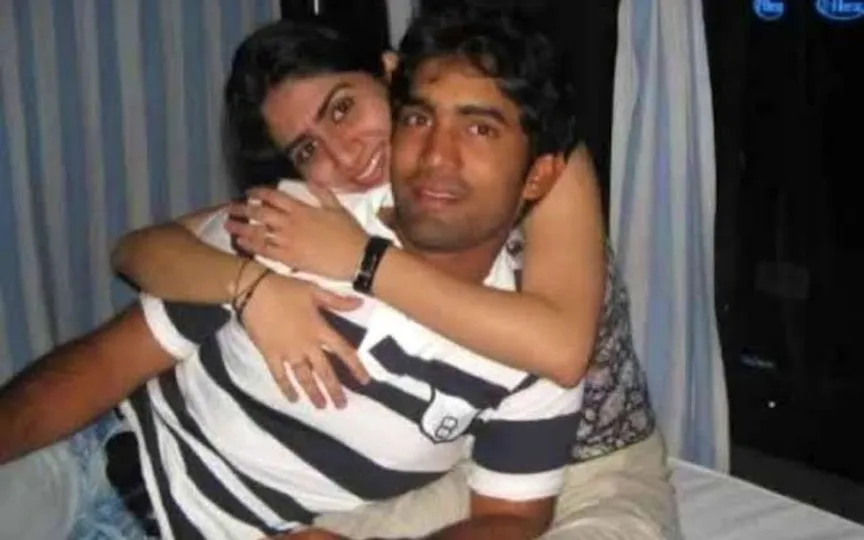 Dinesh Karthik with ex-wife, Nikita Vanjara (X.com/@Delhiite_)