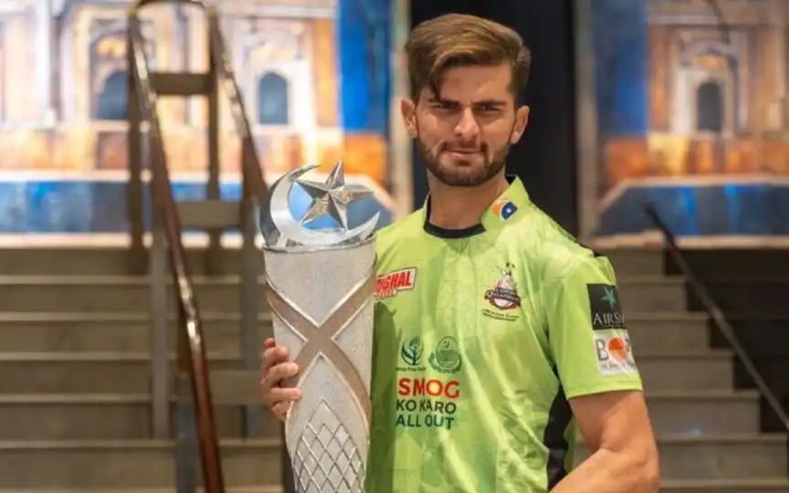 Shaheen Afridi with PSL trophy (Source:@sshayaannn,x.com)