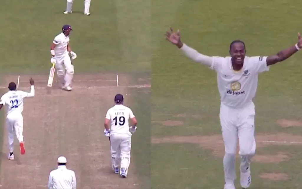 Jofra Archer (Source: @CountyChamp/X.com)