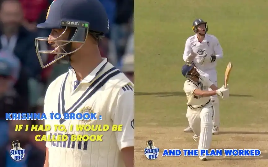 Krishna Gives Cheeky Reply To Brook's Sledging But Fails To Live Up To The Challenge