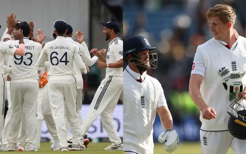 Indian Team, Ben Duckett And Zak Crawley [Source: AP Photos]