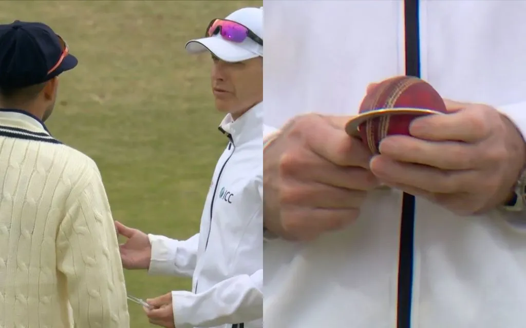 Gill Requests A Ball Change - (Source : @Johns/X.com)