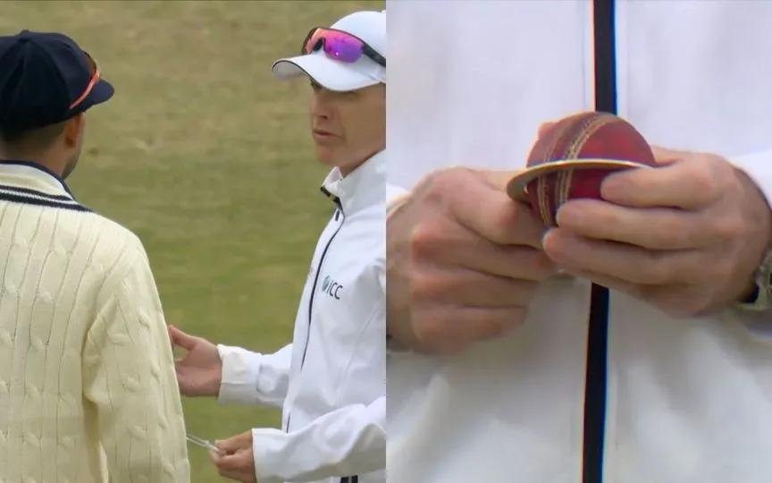 Gill Requests A Ball Change - (Source : @Johns/X.com)