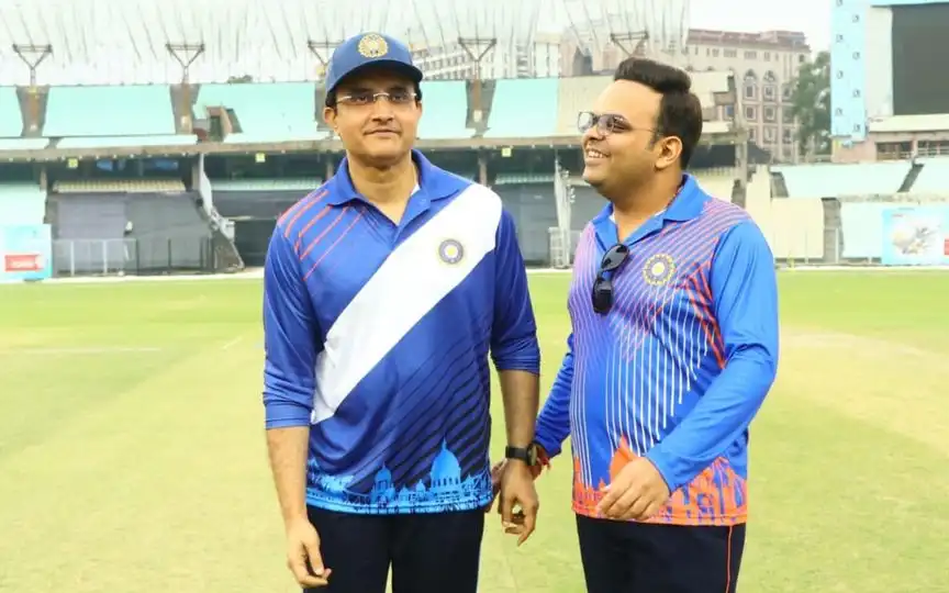 Sourav Ganguly Hails Jay Shah's Work Principles (Source: @ImTanujSingh/x.com)