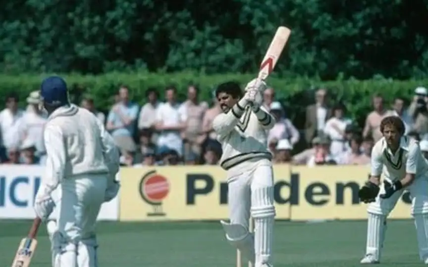 Kapil Dev scored 175 [Source: @IndiaHistorypic/x.com]
