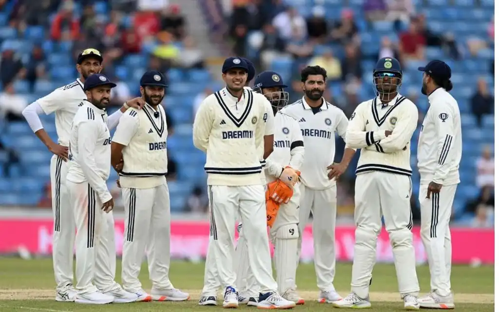 India lost the first Test vs England by 5 wickets [Source: @Pandeyshruti252/x.com]
