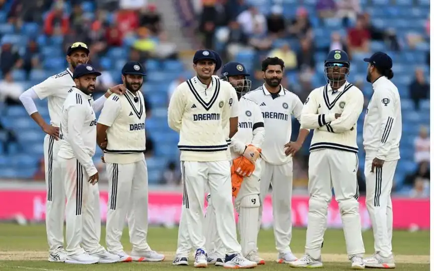 India lost the first Test vs England by 5 wickets [Source: @Pandeyshruti252/x.com]