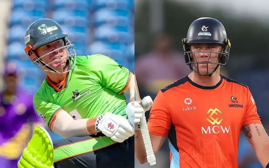 David Warner and Finn Allen. [Source - MLCricket/SeattleOrcus/x.com]