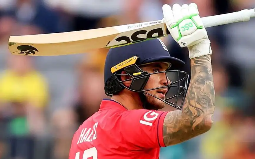 Alex Hales Batting - (Source : @ECB/X.Com)