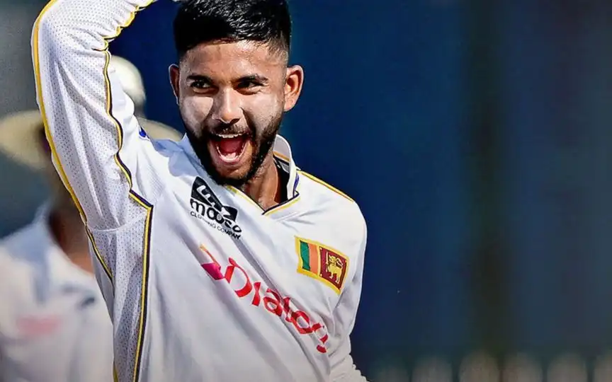 Sri Lanka take command over BAN on Day 1 [Source: @ICC/x]