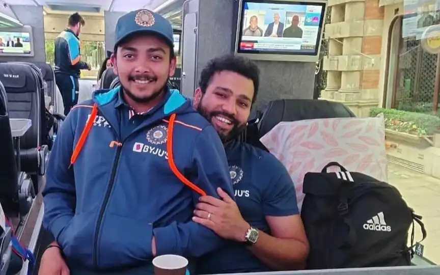 Prithvi Shaw and Rohit Sharma [Source: @Retired_Fan69/x.com]