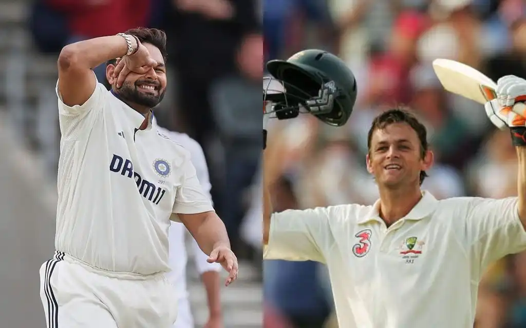 Rishabh Pant and Adam Gilchrist [Source: @diablo_kells/X.com and AP Photos]