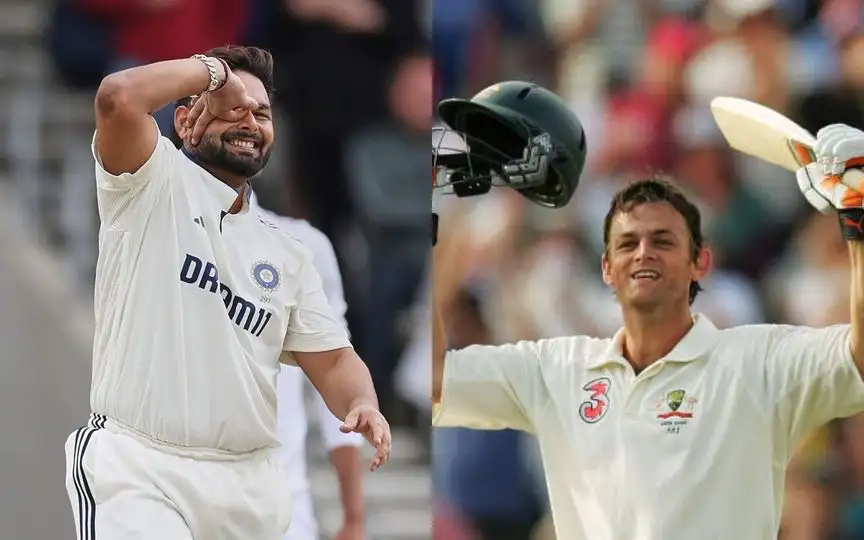 Rishabh Pant and Adam Gilchrist [Source: @diablo_kells/X.com and AP Photos]