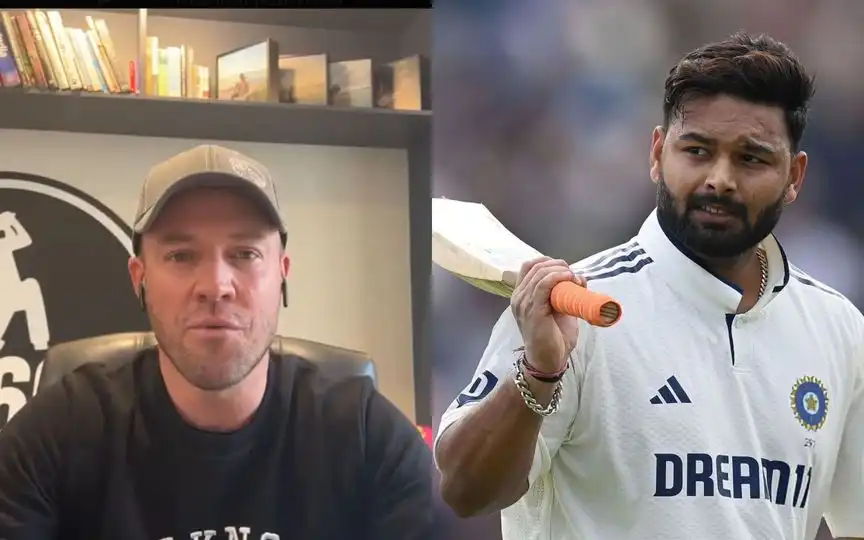 एबी डिविलियर्स ने ऋषभ पंत की सराहना की (Source: @CricCrazyJohns/x.com, @ABdeVilliers17/x.com)