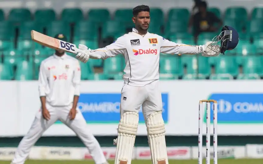 Pathum Nissanka struck a clinical ton [Source: AP]