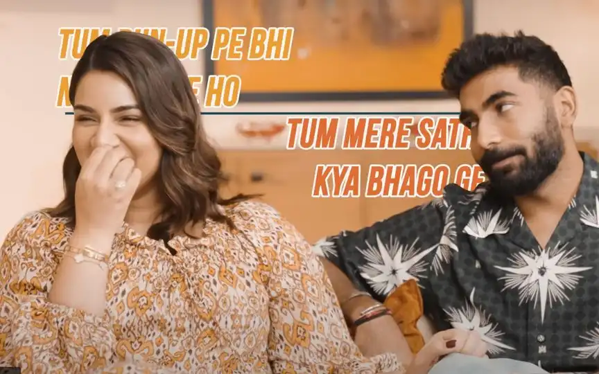 Jasprit Bumrah Gets Hilariously Trolled By Wife Sanjana Ganesan On ‘Who’s The Boss’