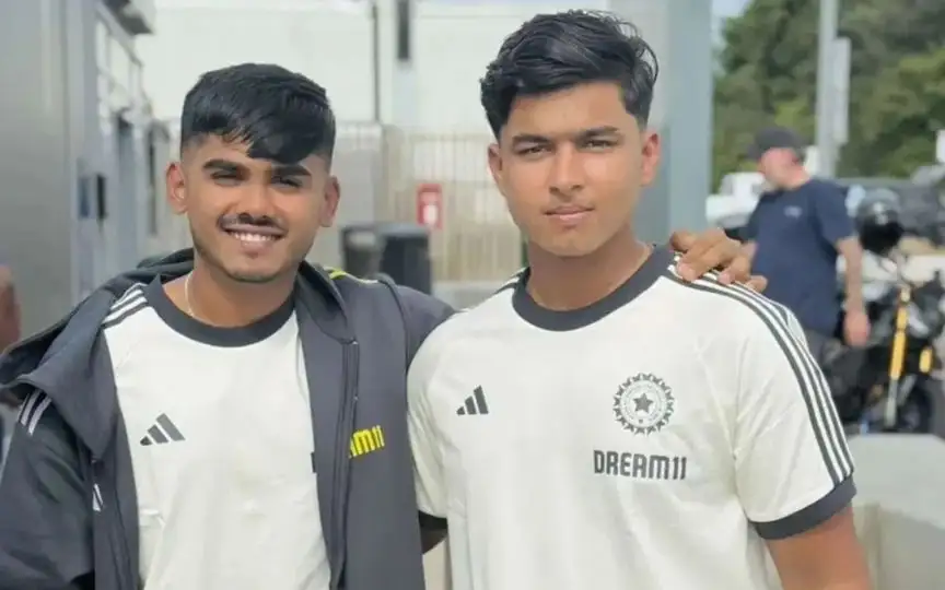 England U19 vs India U19 [Source: @ReplySensei/X.com]