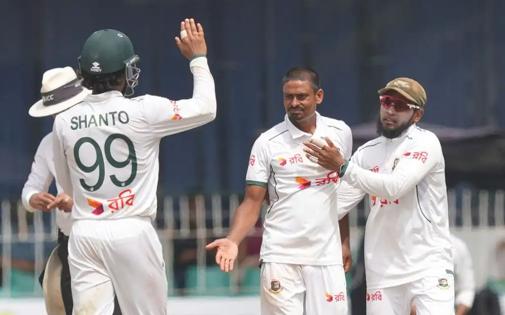 Taijul Islam scalped 5 wickets in Colombo Test [Source: AP]