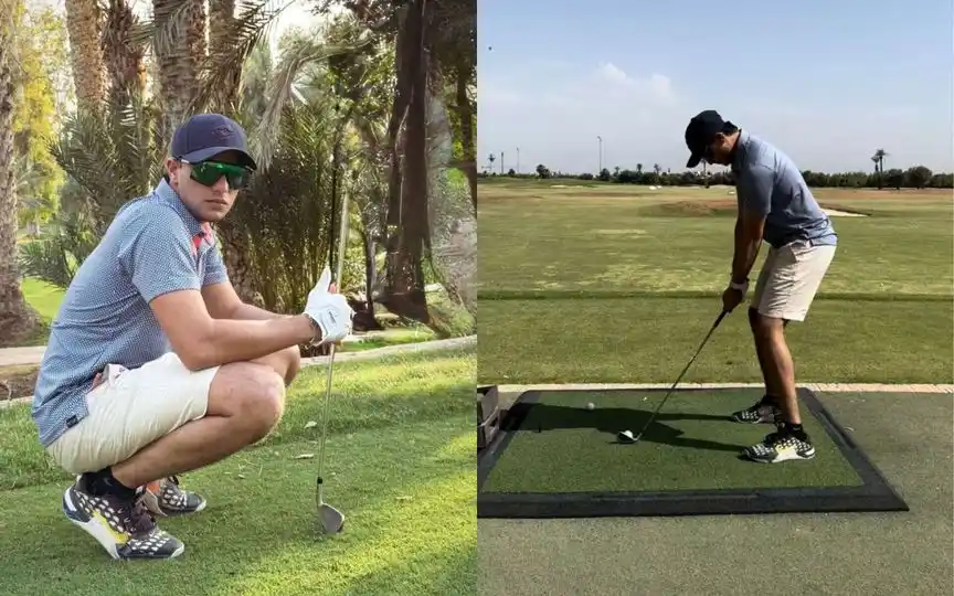 Abhishek Sharma Flexes Golf Skills; Cools Off After Intense Cricket Season
