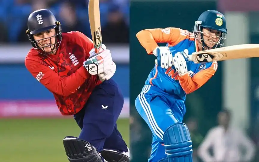 Eng vs Ind 1st T20I. [Source- Theblazecricket/bcciwomen/x.com]
