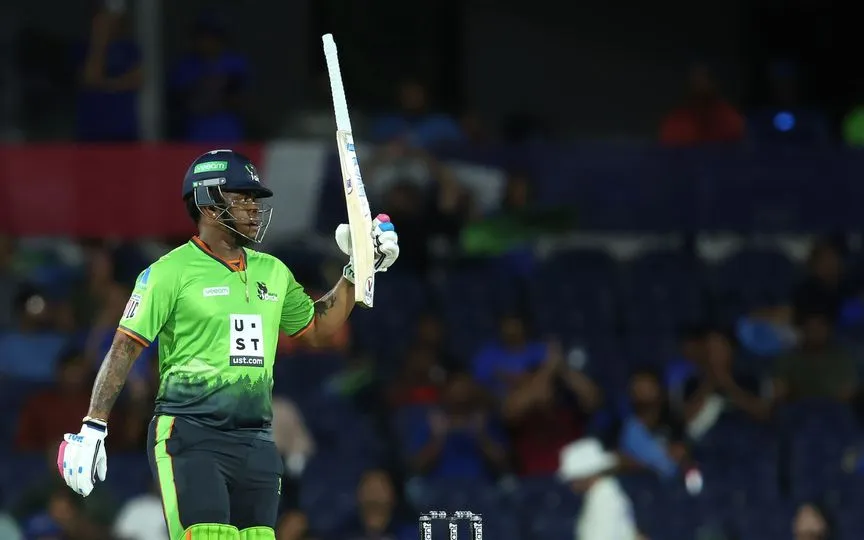 शिमरोन हेटमायर ने शानदार अंदाज में खेल समाप्त किया [स्रोत: @cricbuzz/X]
