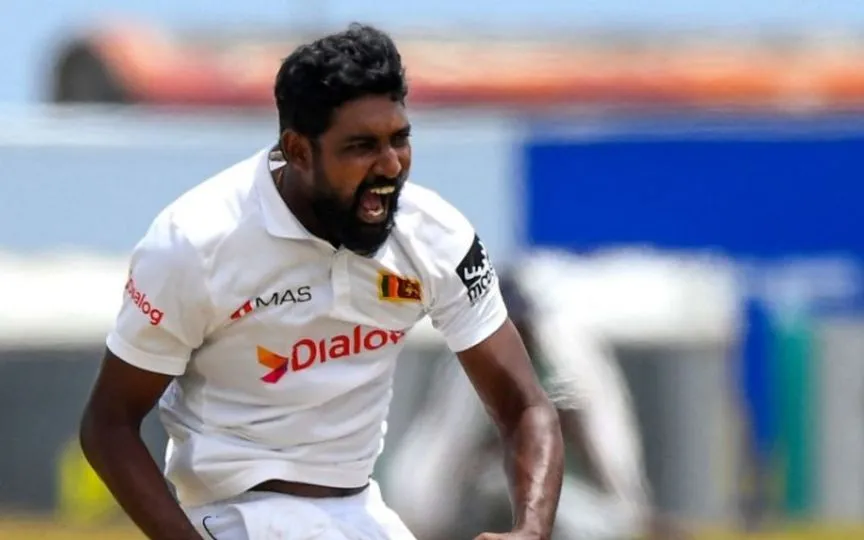 Prabath Jayasuriya Spins Out Bangladesh on Day 4 [Source: @ABSAY_ek/X.com]