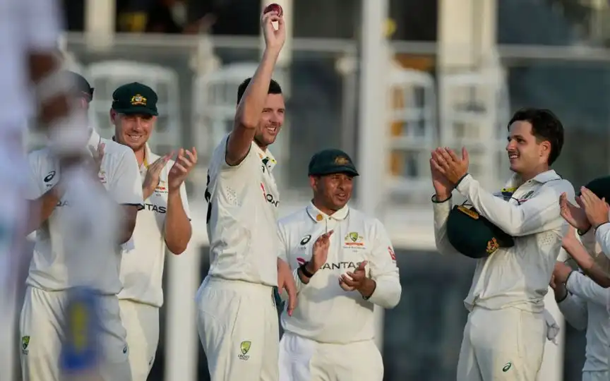 Hazlewood surpasses Johnson [Source: AP Photo]
