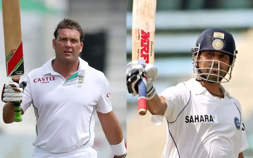 Jacques Kallis and Sachin Tendulkar [Source: @ImTanujSingh, @CrickeTendulkar/x.com]