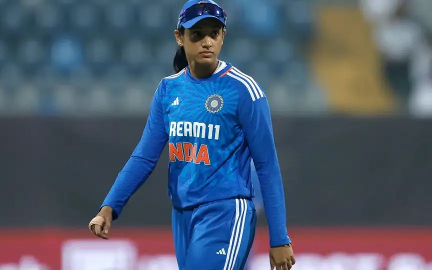 Smriti Mandhana for India (Source:@itskishankishor?X.com)