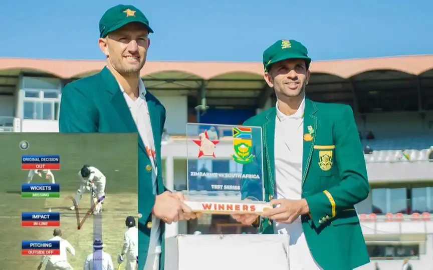 Why There Is No DRS In The Zimbabwe Vs South Africa Test Series?