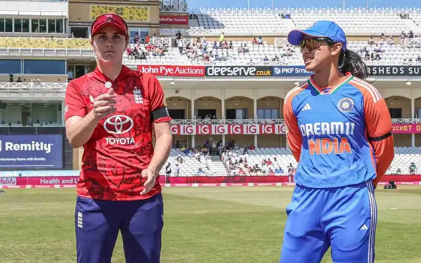 India vs England toss (Source@BCCIWomen/X.com)